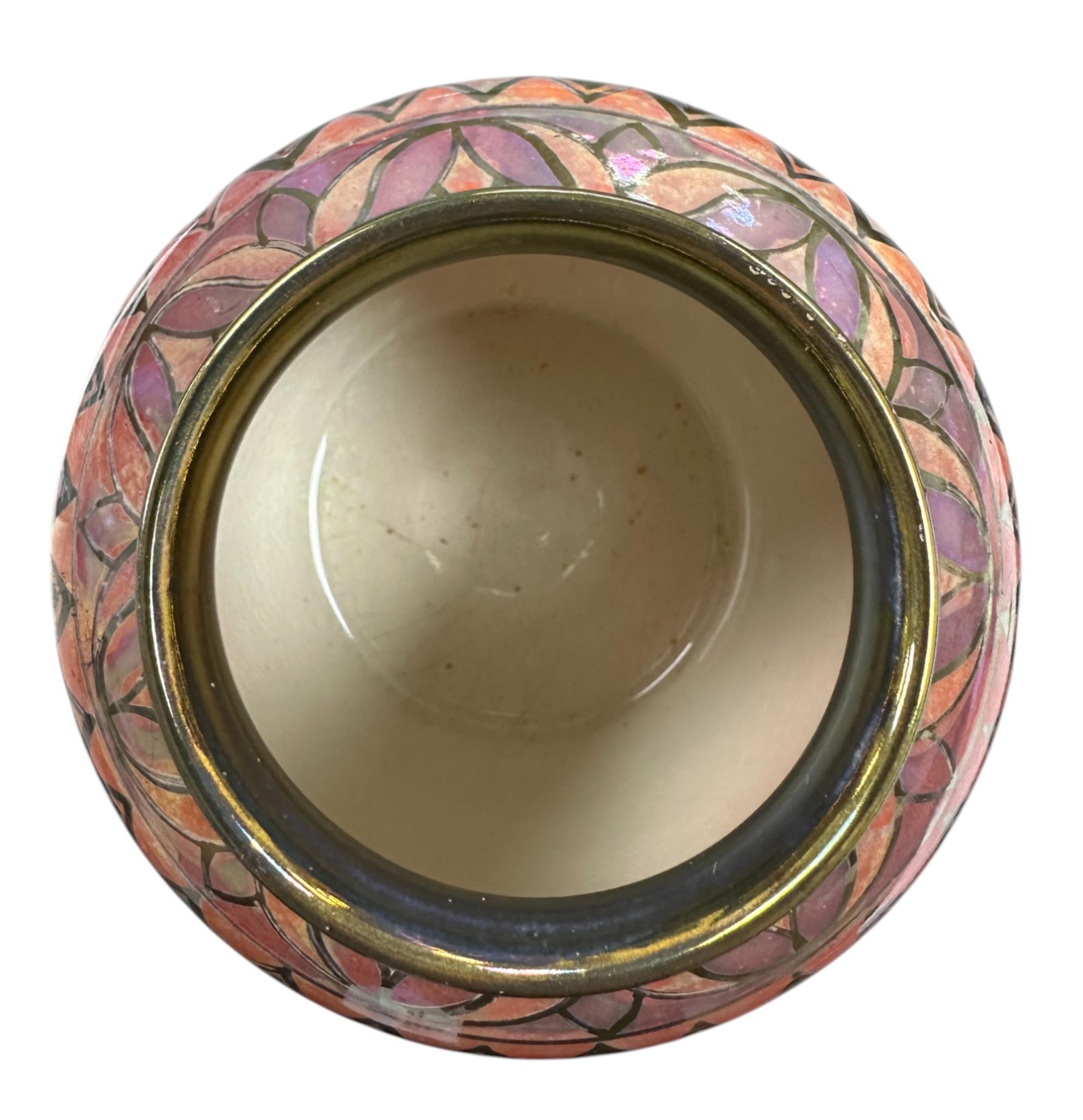 Gwladys M. Rodgers (1888-1946) for Pilkington's Royal Lancastrian: A silver lustre vase